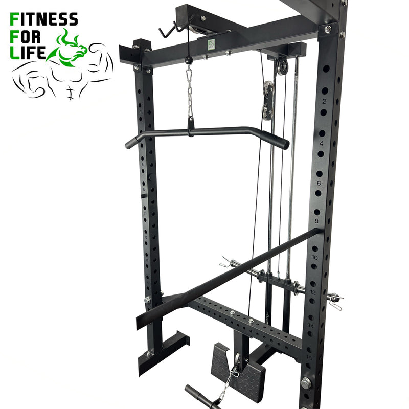Load image into Gallery viewer, Squat Power Rack Cage 3x3 Heavy Duty Bundle (110 lb ) metal plates
