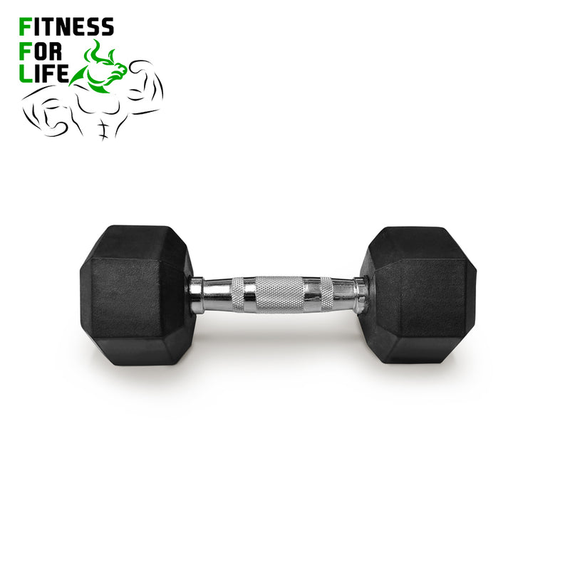 Load image into Gallery viewer, HEX Rubber Dumbbells