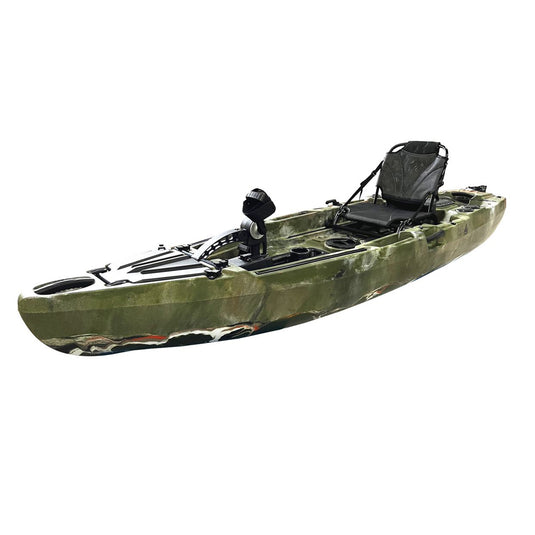 angler kayak with pedals FishTrekker 10ft Pedal Kayak – Fitness For Life FFL