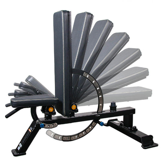 Power Rack Lat Pulldown Bundle + Bench HD (Rubber Tri grip Plates )