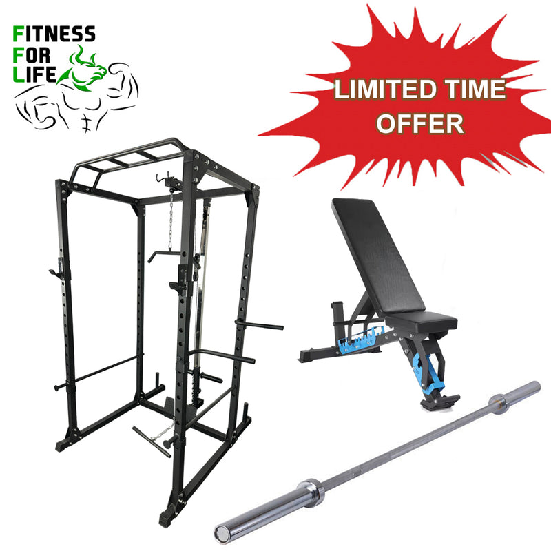Load image into Gallery viewer, Power Rack Lat Pulldown Promo Bundle
