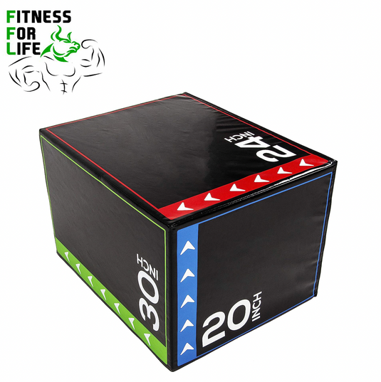 3 in 1 Plyometric Foam Jump Box - 20" 24" 30