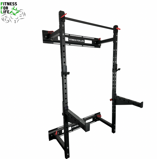Wall Mount Foldable Power Rack Bundle – Fitness For Life FFL