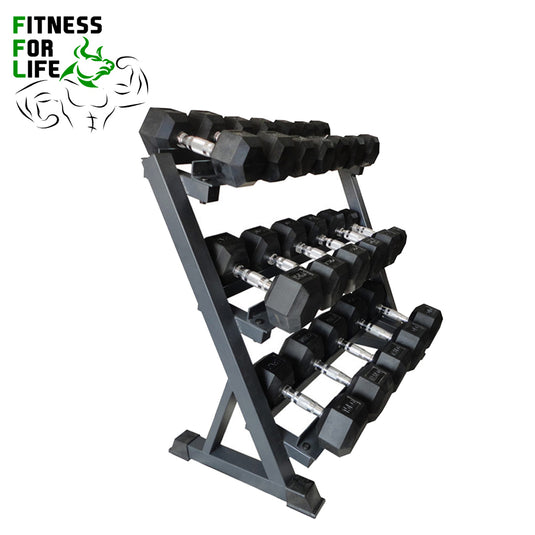 3-Tier Dumbbell Rack Multilevel Storage ***Shipping After October 28th***