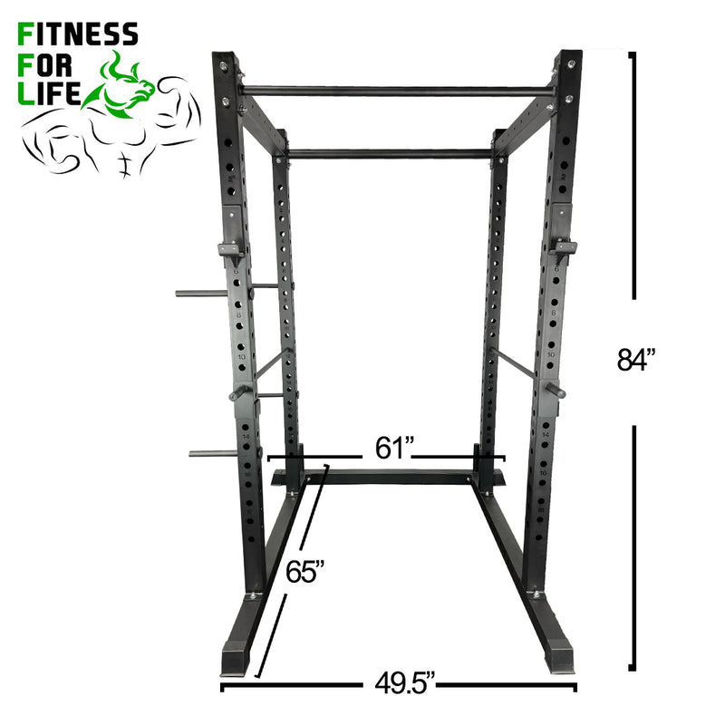 Load image into Gallery viewer, Heavy duty squat cage (3&quot; x 3&#39;&#39; x 3mm) + Pulley
